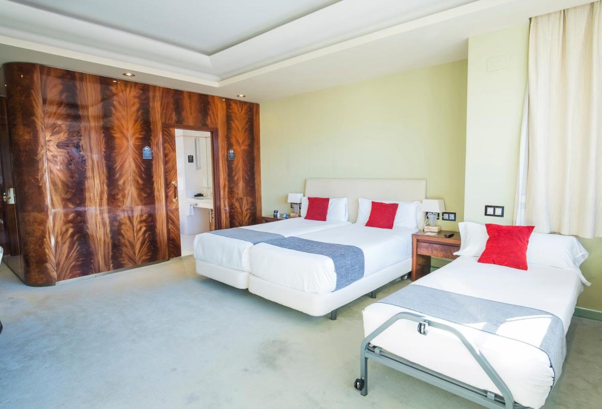 Cama o camas de una habitación en Alda Mirador del Moncayo