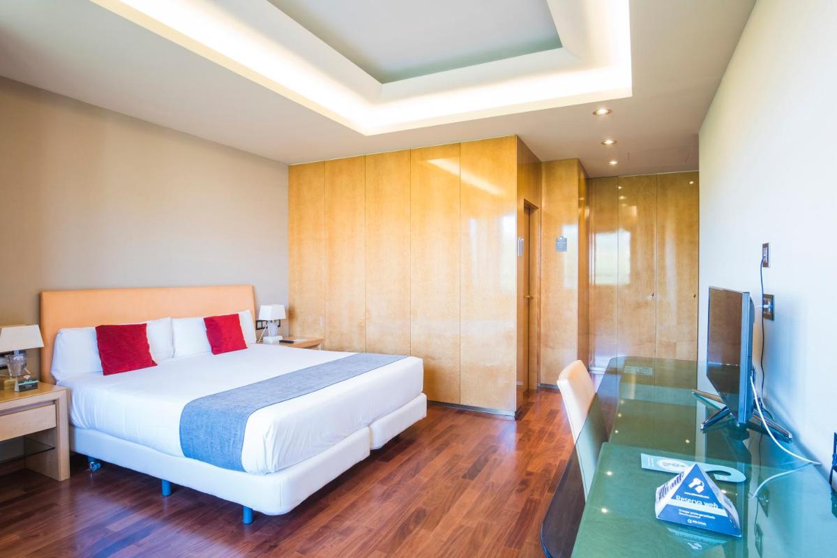 Cama o camas de una habitación en Alda Mirador del Moncayo