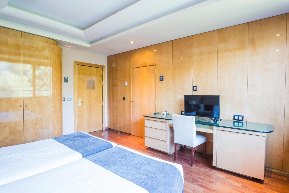 Cama o camas de una habitación en Alda Mirador del Moncayo