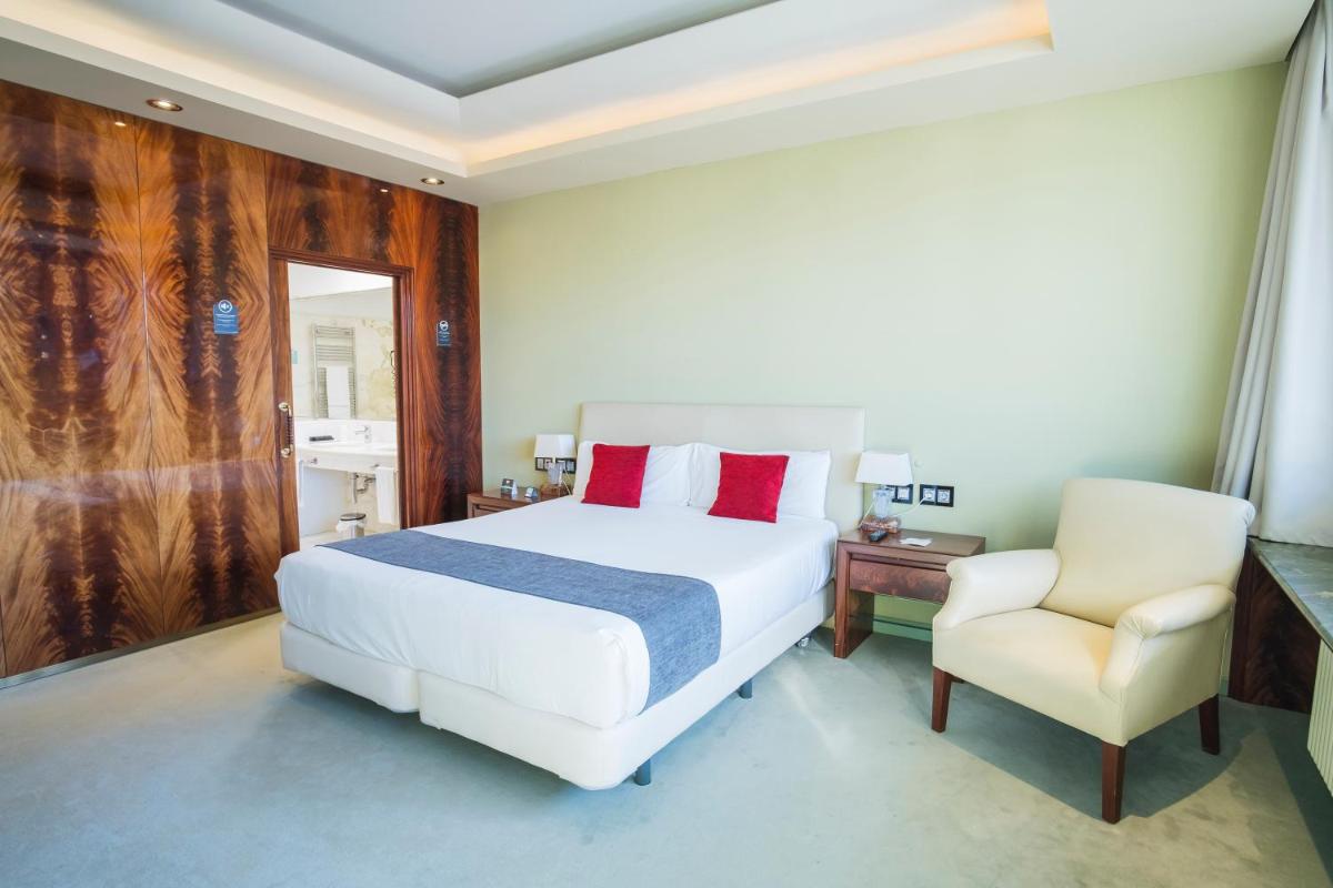 Cama o camas de una habitación en Alda Mirador del Moncayo