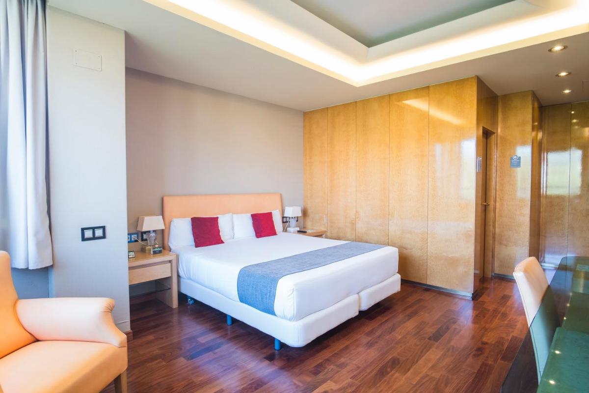 Cama o camas de una habitación en Alda Mirador del Moncayo