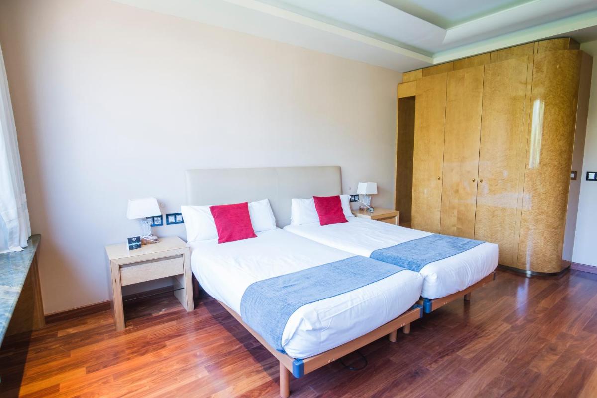 Cama o camas de una habitación en Alda Mirador del Moncayo