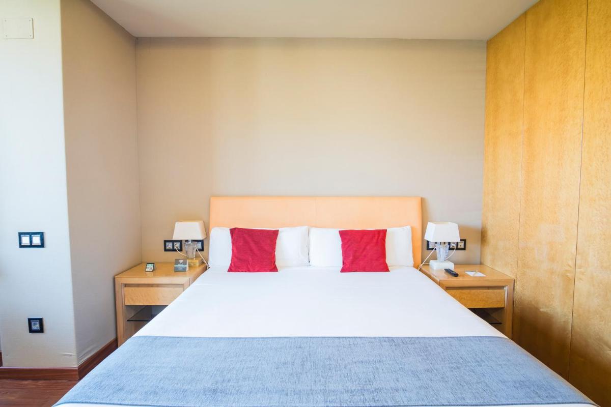 Cama o camas de una habitación en Alda Mirador del Moncayo