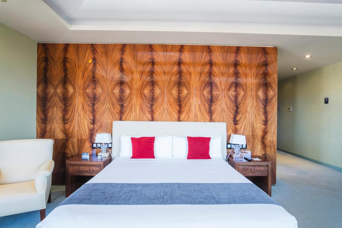 Cama o camas de una habitación en Alda Mirador del Moncayo