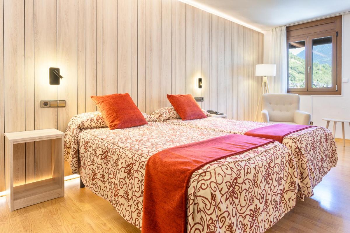 Cama o camas de una habitación en Hotel Eth Solan & SPA