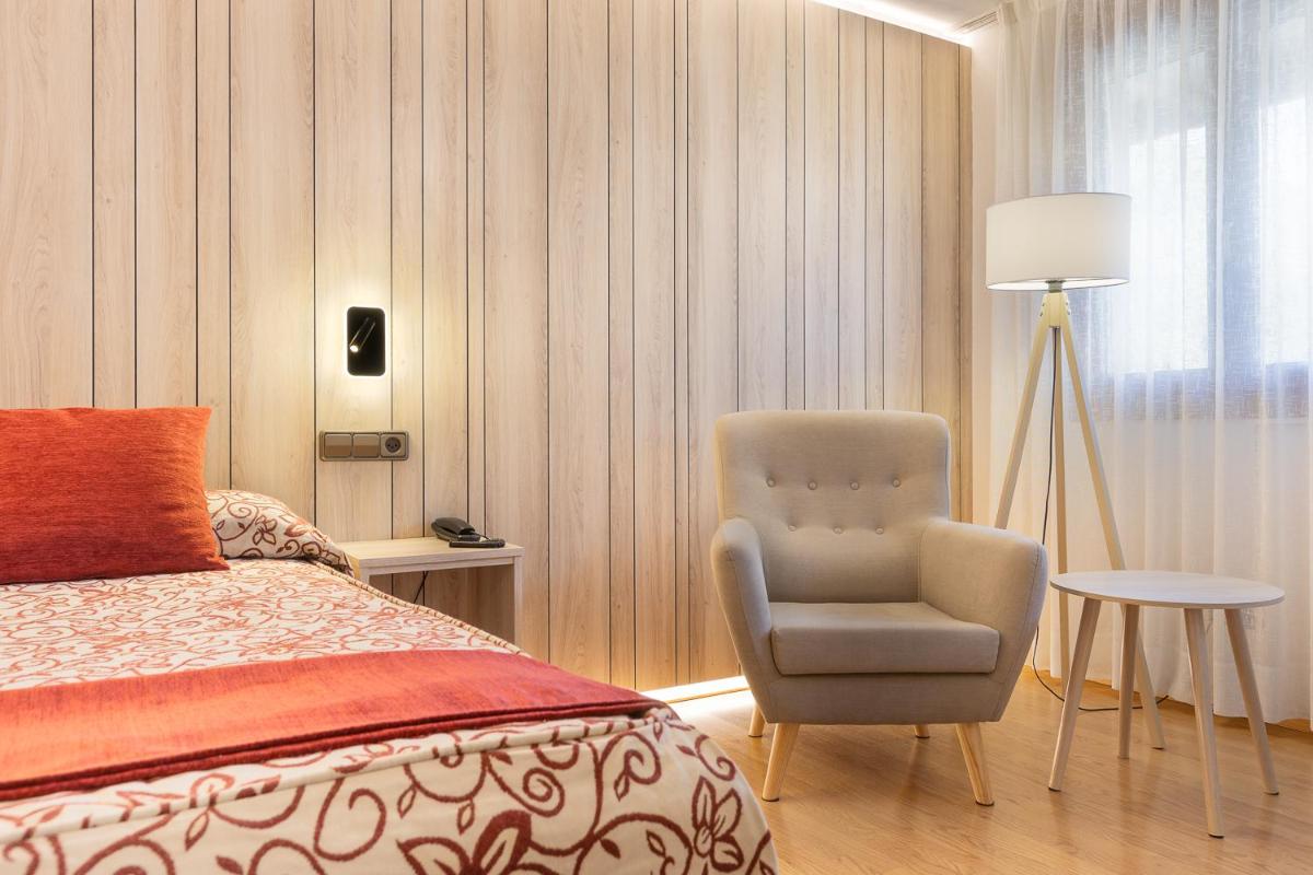 Cama o camas de una habitación en Hotel Eth Solan & SPA