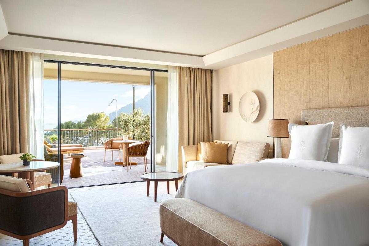 Cama o camas de una habitación en Four Seasons Resort Mallorca at Formentor