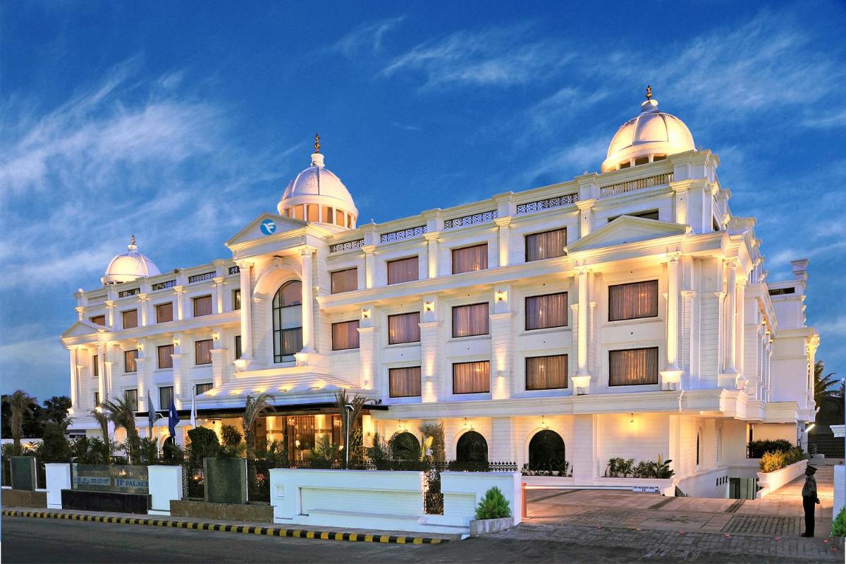a large white building with domes on top of it at Fortune JP Palace, Mysore - Member ITC Hotels' Group in Mysore
