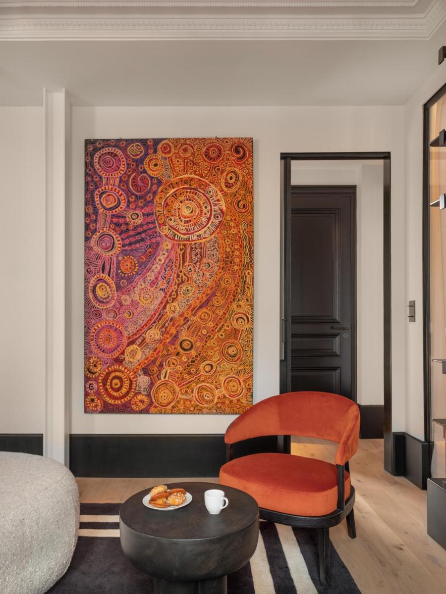 Coin salon dans l'établissement Balthazar Hotel & Spa Rennes - MGallery Collection