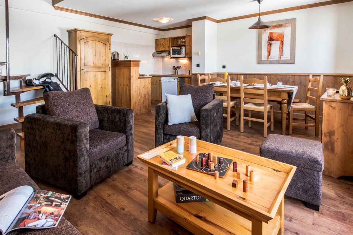 Cuisine ou kitchenette dans l'établissement Résidences Village Montana by Les Etincelles