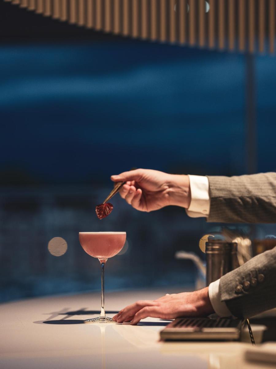 Boissons dans l'établissement Bleu Hôtel & Spa
