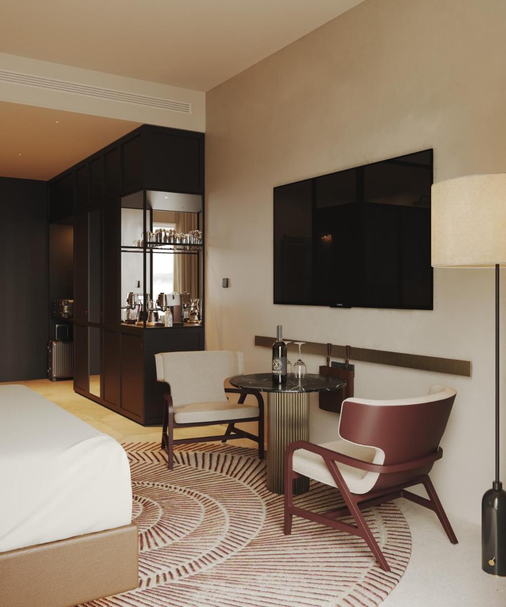 Uma área de estar em Tivoli Kopke Porto Gaia Hotel