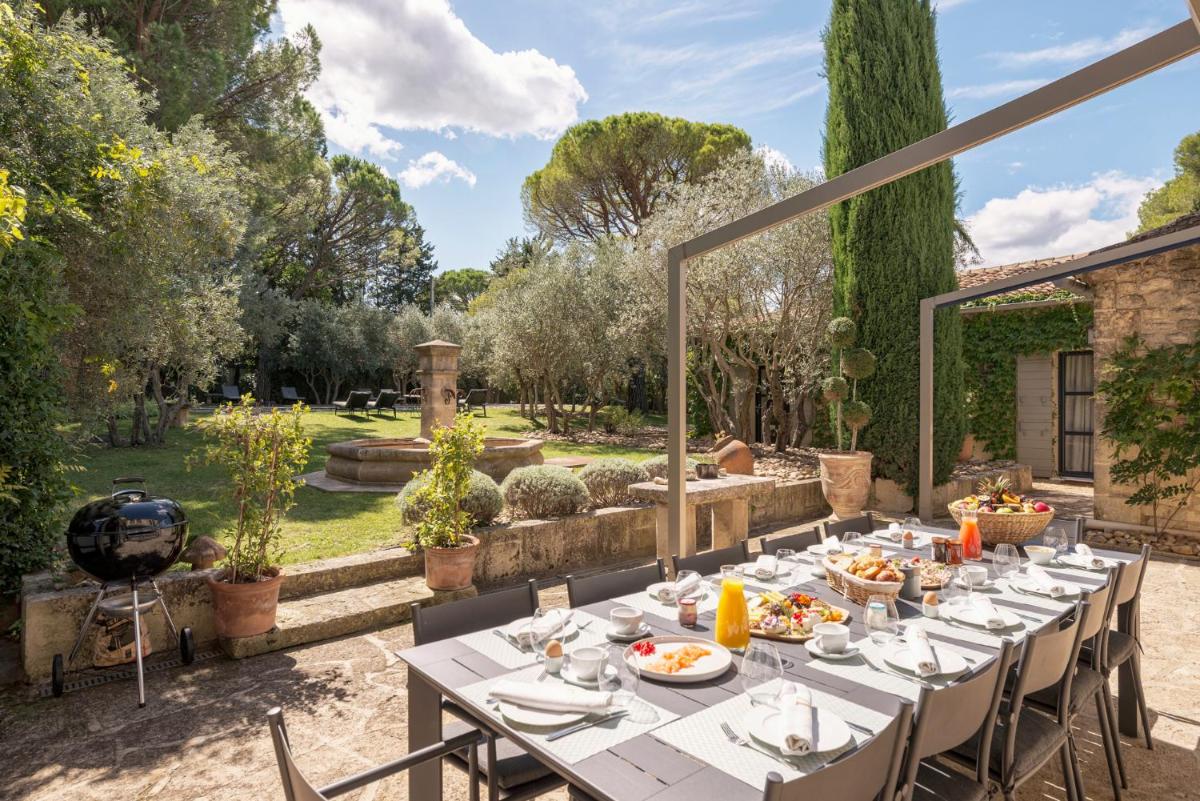 Jardin de l'établissement Le Vallon de Valrugues Hotel Spa & Villas