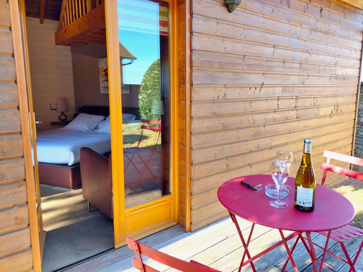 Balcon ou terrasse dans l'établissement Domaine de la Haie des Granges