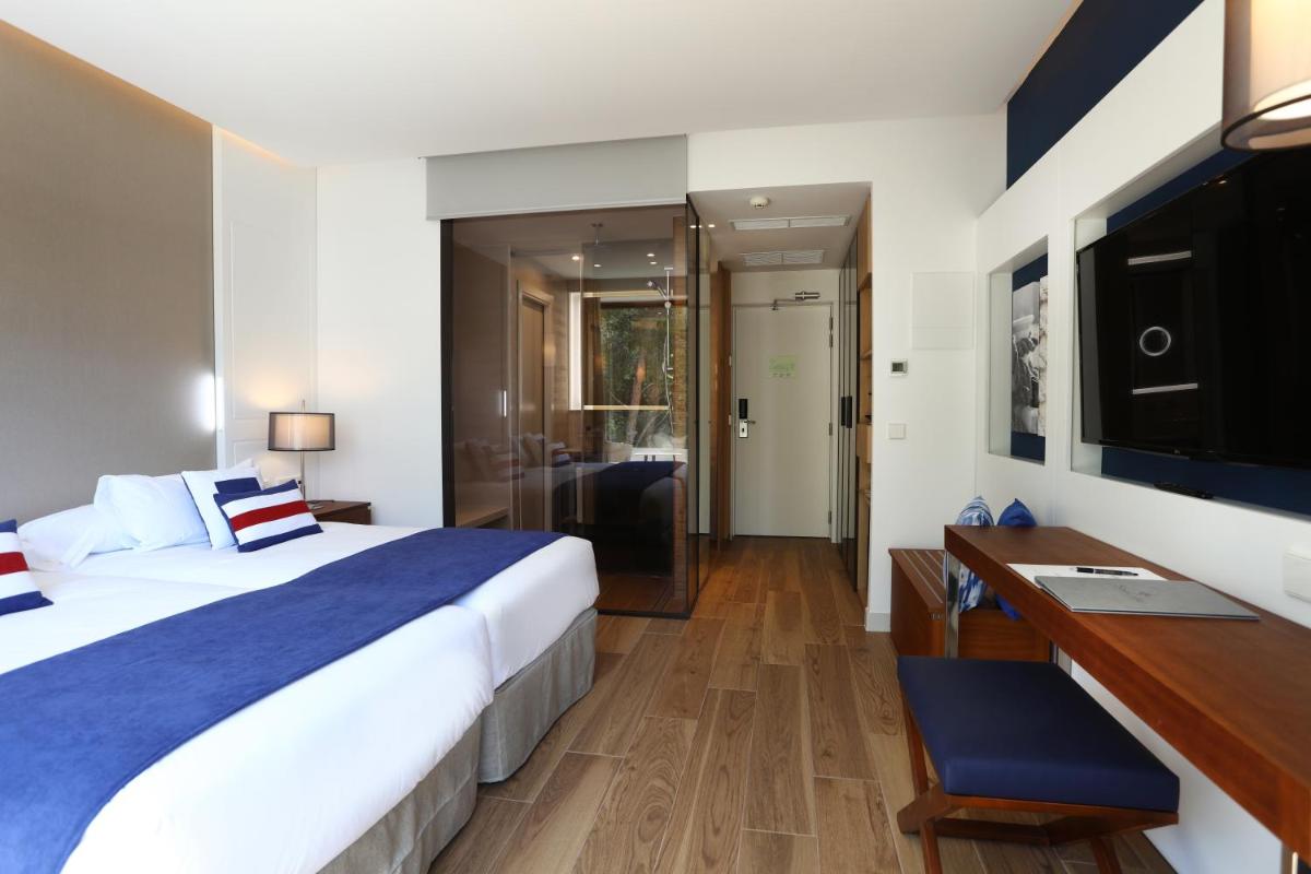 Cama o camas de una habitación en Hotel Son Caliu Spa Oasis