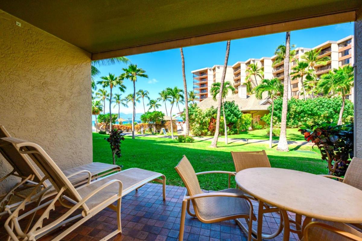 KBM Resorts: Kaanapali Shores KS-155 Ground Floor Steps to Pool and Beach Includes Rental Car - Housity
