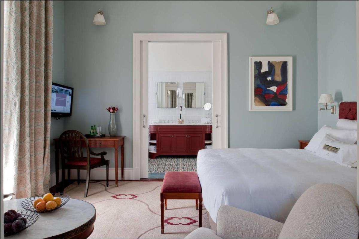 Uma cama ou camas num quarto em Vidago Palace