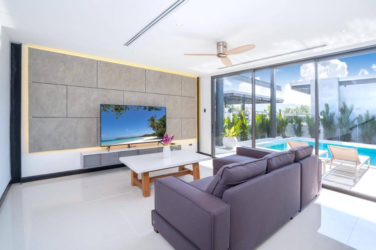 Loft Style 4BR Villa Sunset Garden 4 with 12m Salt Water Pool, near NaiHarn - Housity