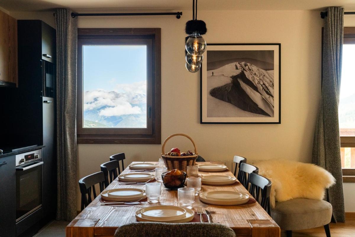 Vue générale sur la montagne ou vue sur la montagne depuis l'appart'hôtel