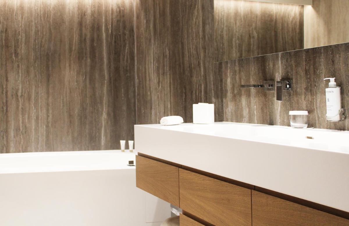 Salle de bains dans l'établissement Villa Cosy, hotel & spa