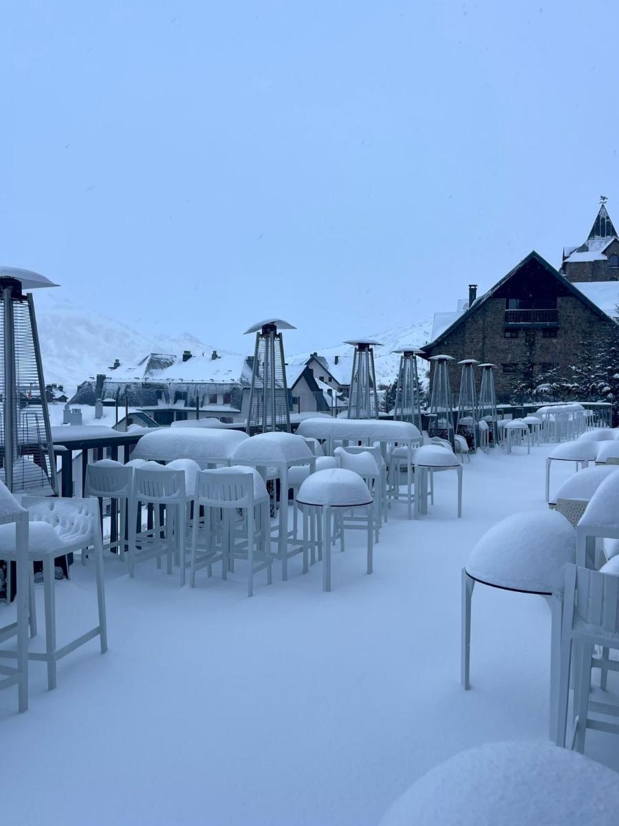 Snö Aragon Hills en invierno