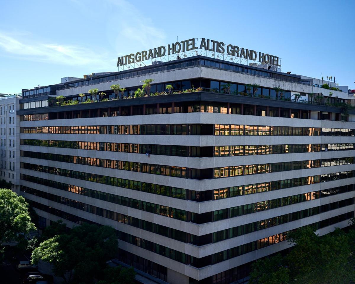 O edifício onde o hotel está situado