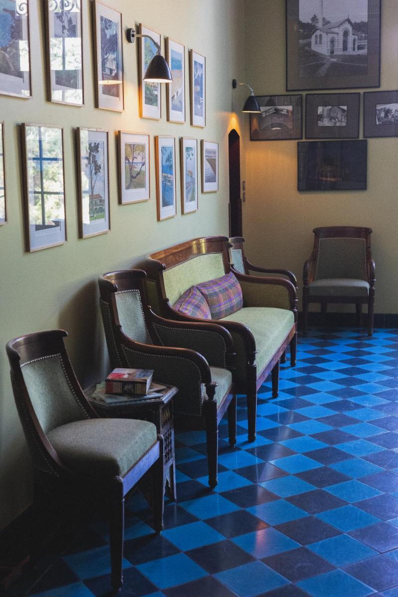 Coin salon dans l'établissement Hôtel Ville d'Hiver