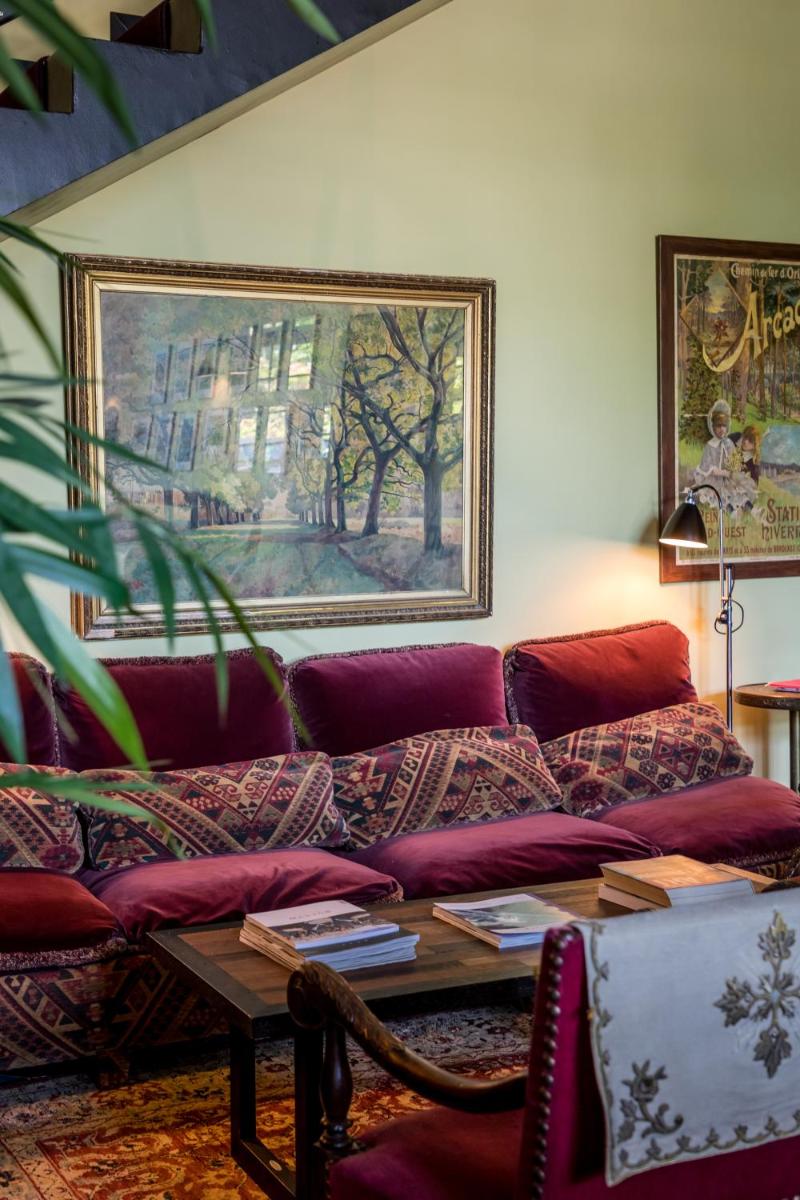 Coin salon dans l'établissement Hôtel Ville d'Hiver