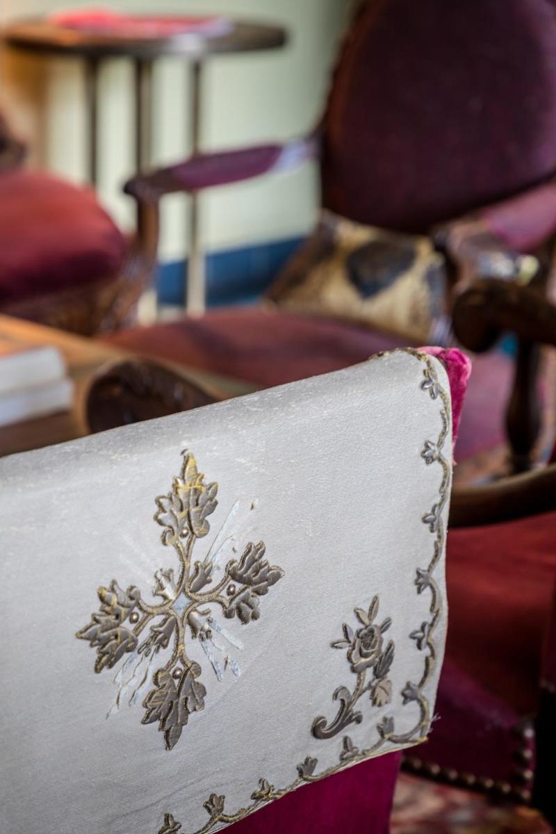 Coin salon dans l'établissement Hôtel Ville d'Hiver