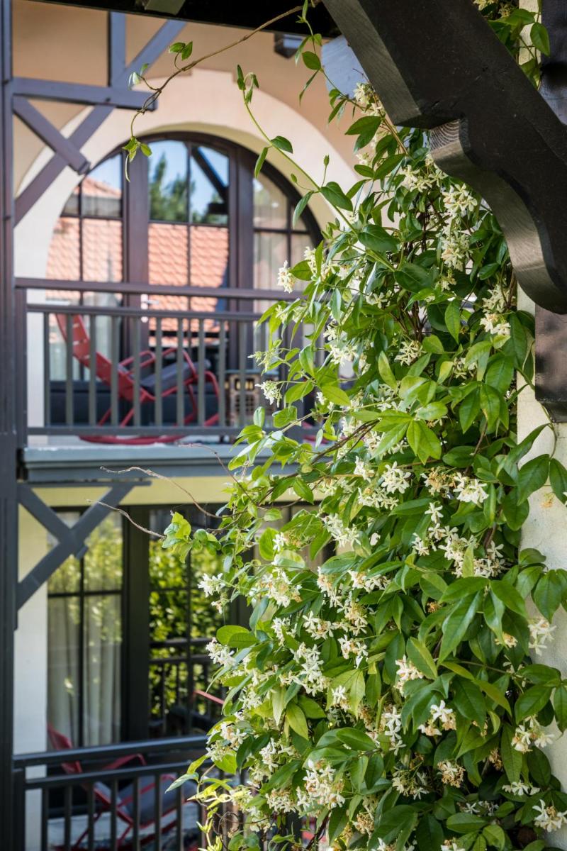 Balcon ou terrasse dans l'établissement Hôtel Ville d'Hiver