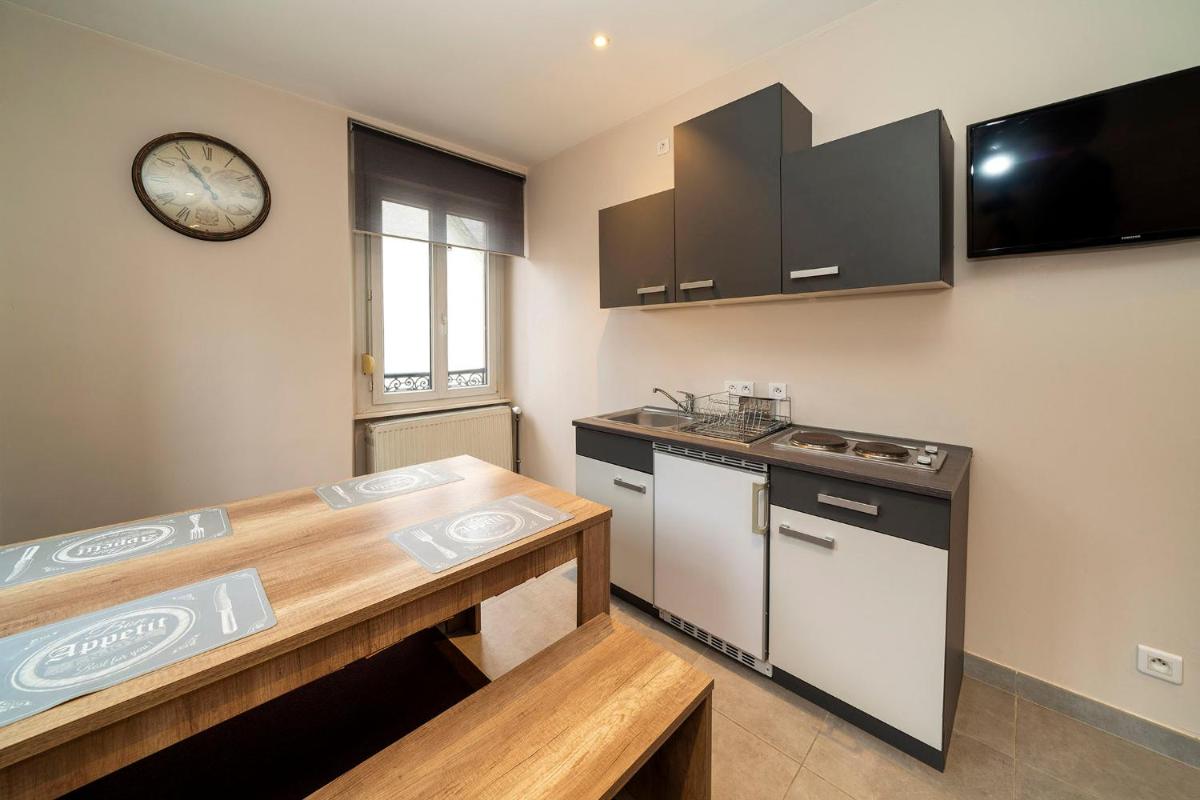 Cuisine ou kitchenette dans l'établissement Hôtel du Parc, Restaurant, Spa & Wellness