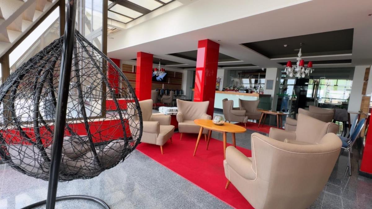 Uma área de estar em Hotel Atlantida Sol