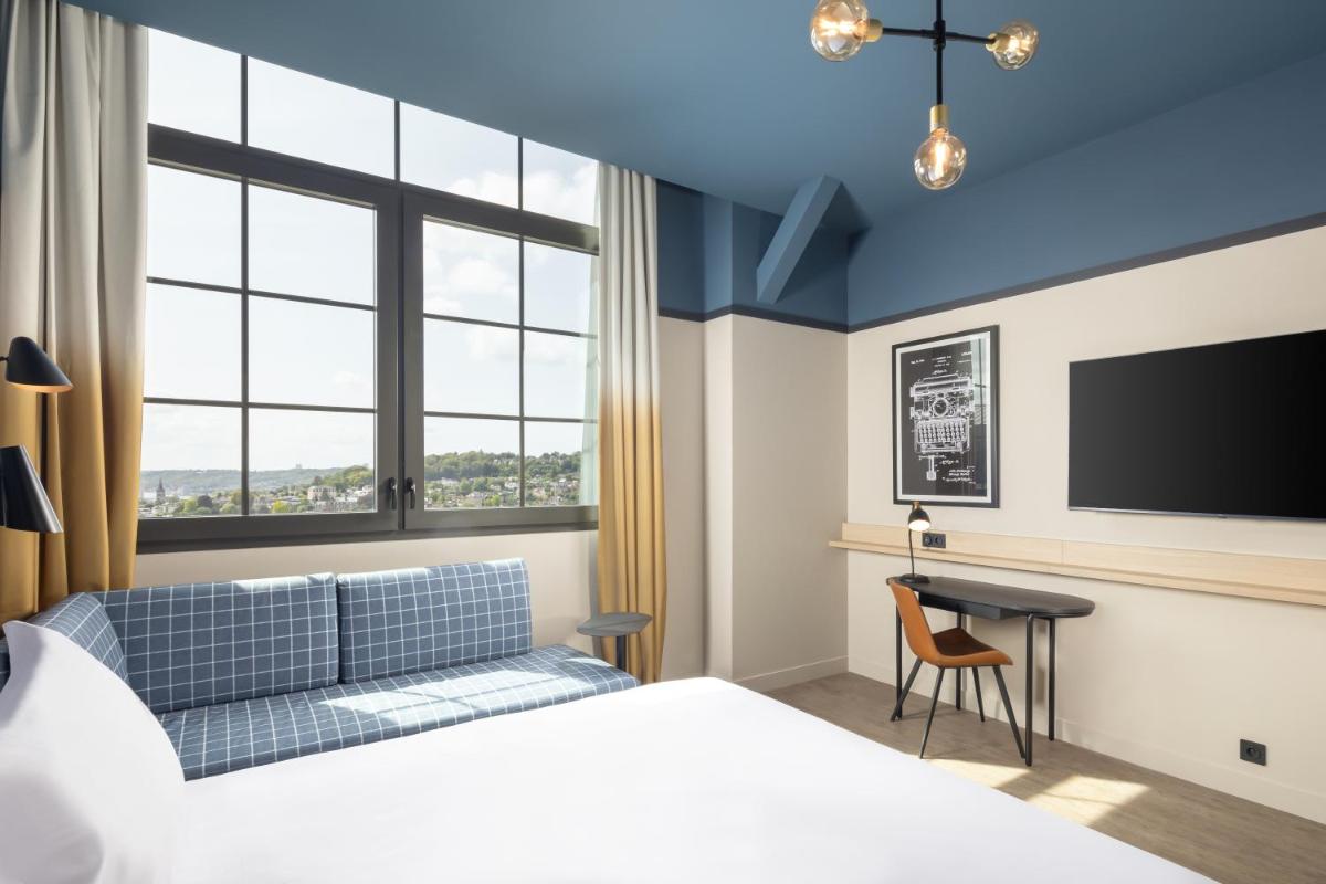 Un ou plusieurs lits dans un hébergement de l'établissement Hyatt Place Rouen