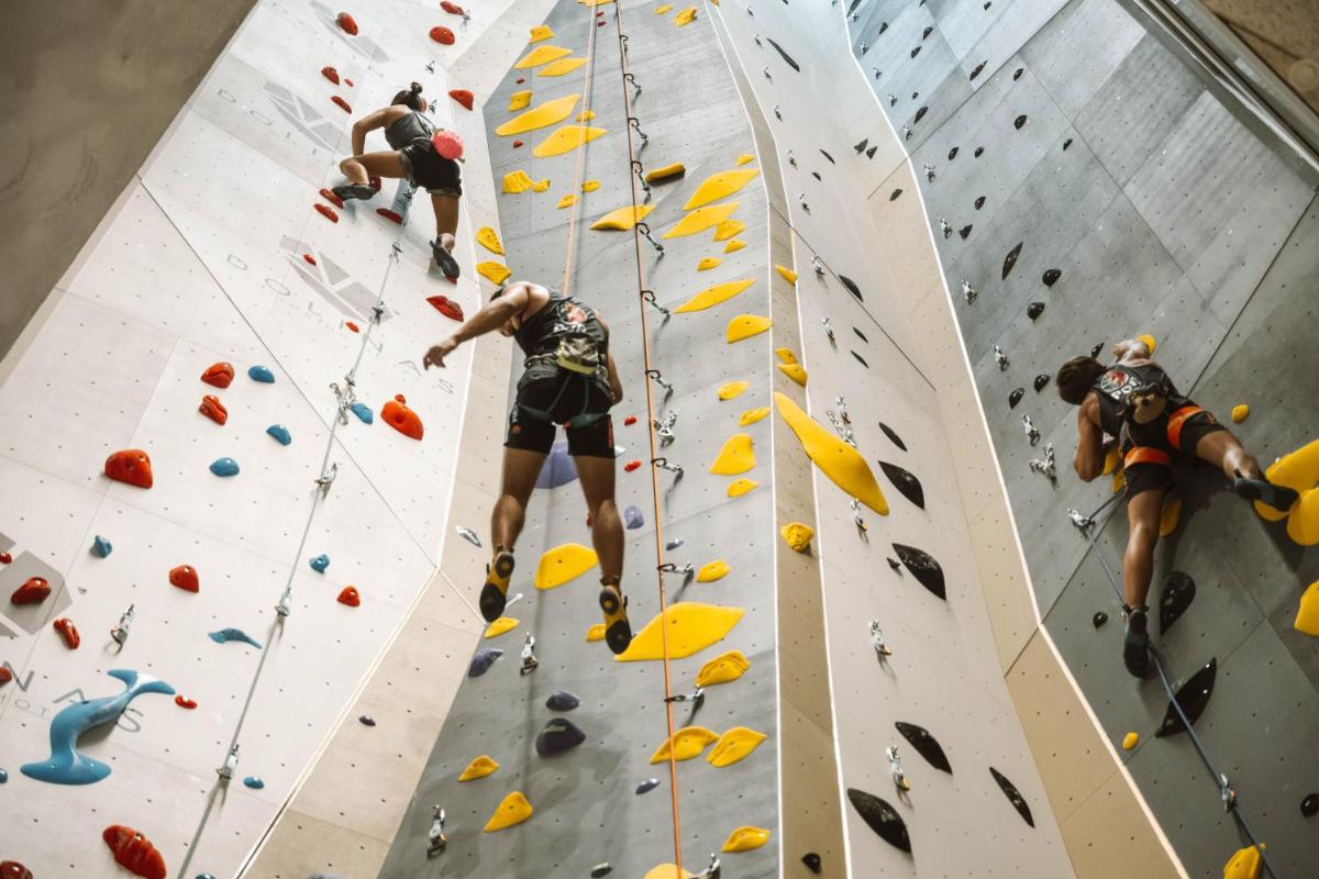 Os clientes hospedados em Dolinas Climbing Hotel