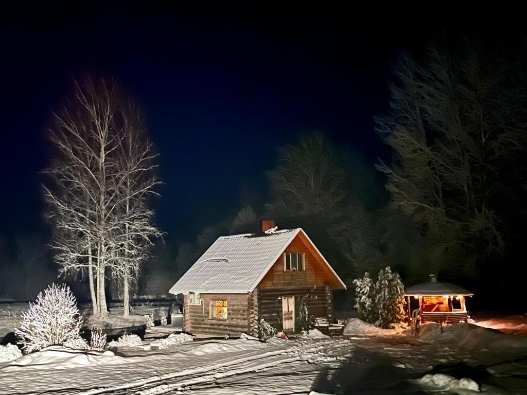 Cabin with a sauna& pond+a hot Tub(additional fee) - Housity