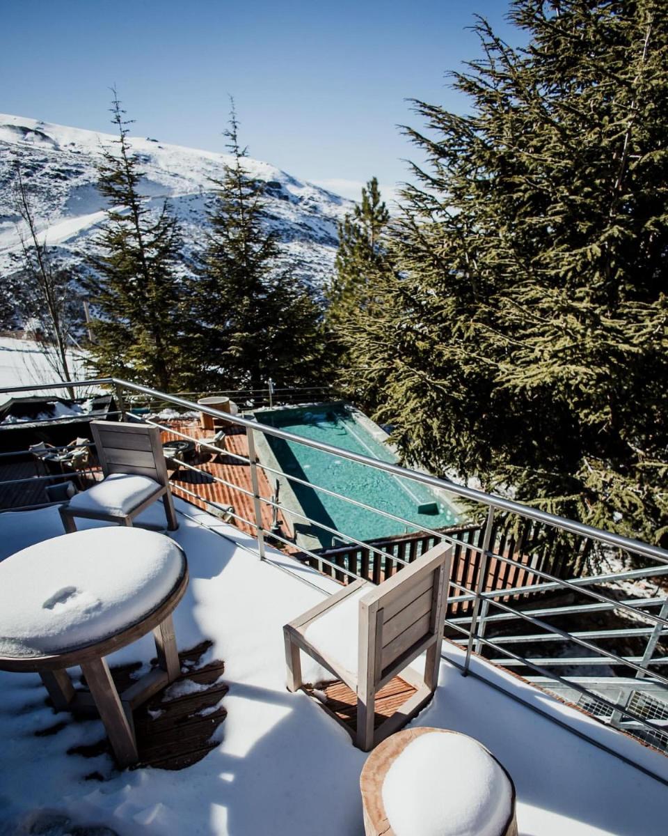 Un balcón o terraza de Hotel Maribel