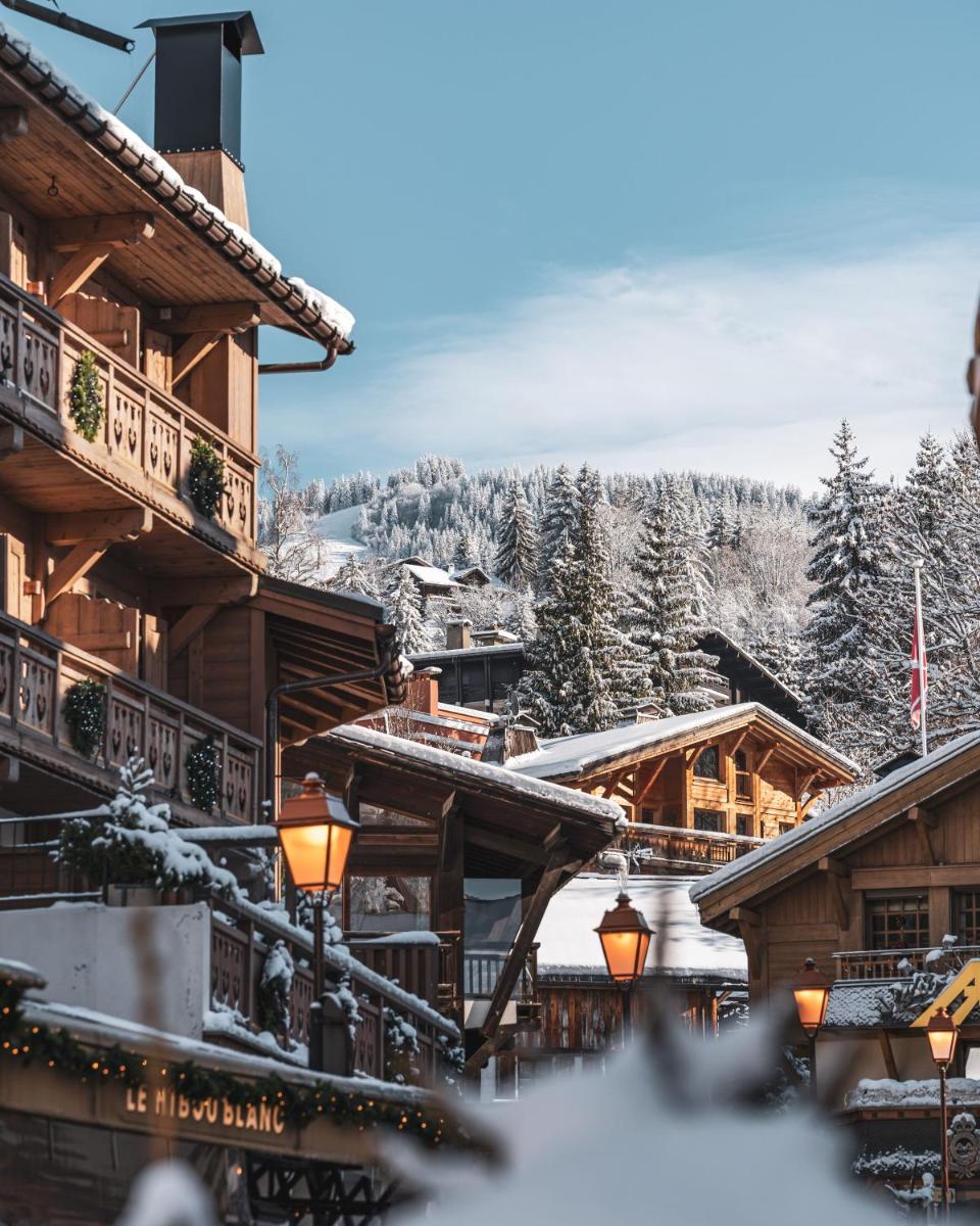 L'établissement Coeur de Megève en hiver