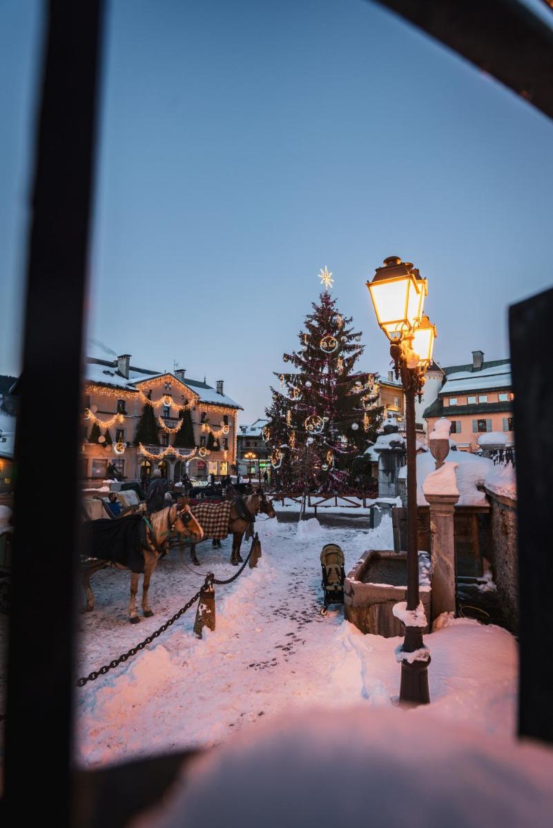 L'établissement Coeur de Megève en hiver