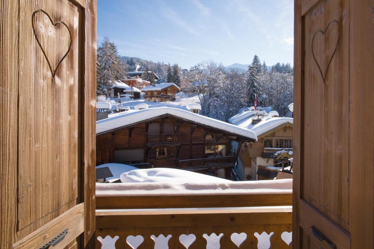 L'établissement Coeur de Megève en hiver