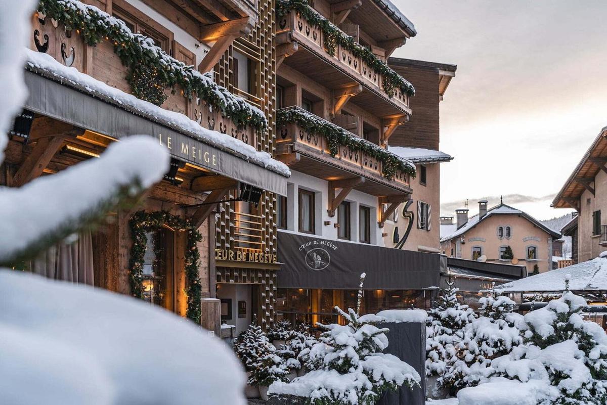 L'établissement Coeur de Megève en hiver