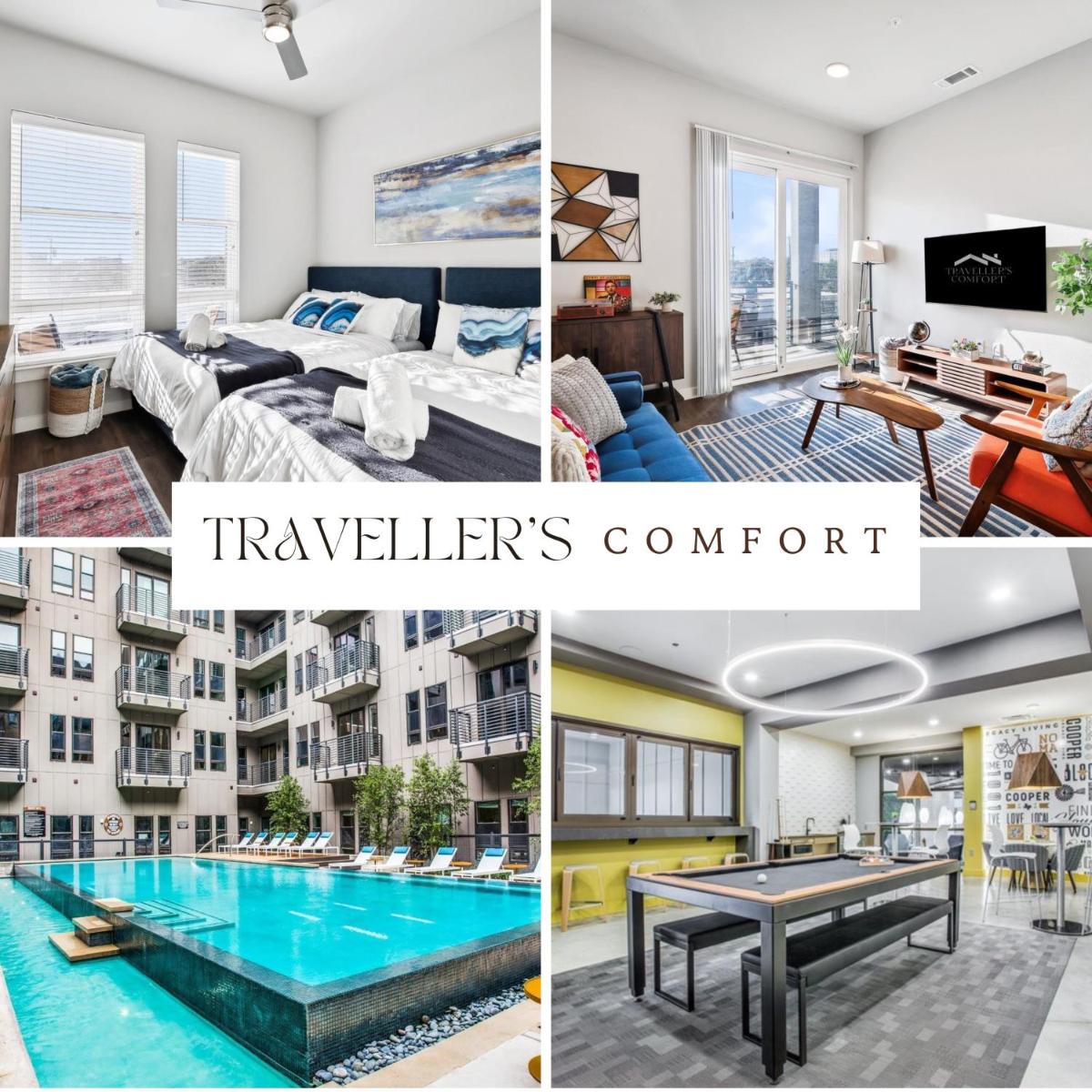 Downtown Fort Worth Luxe Retreat, Pool, Gym and Free Parking - Housity