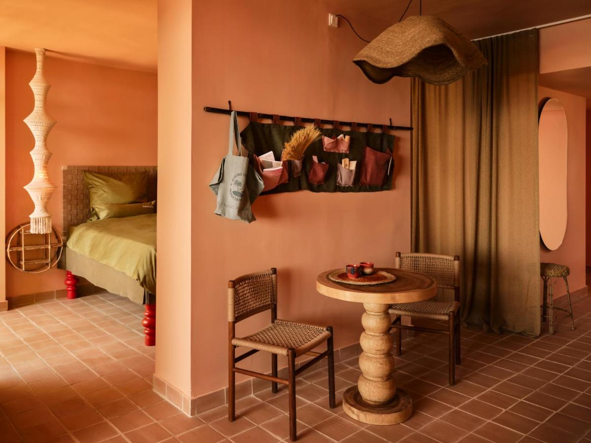 Cama o camas de una habitación en Bikini Island & Mountain Hotel Es Trenc -Adults only-