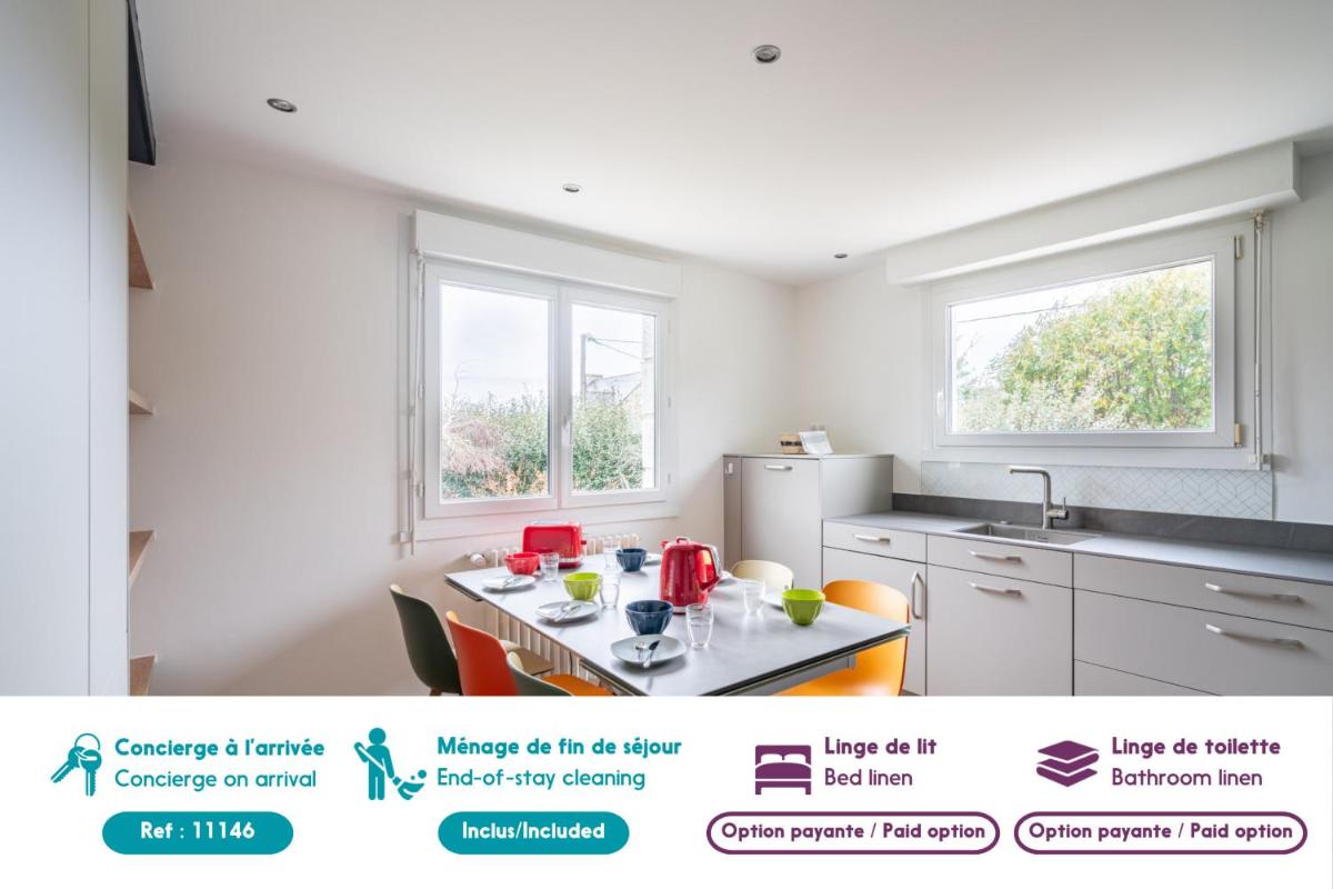 Calme, jardin dans une jolie maison pour 6 - Housity
