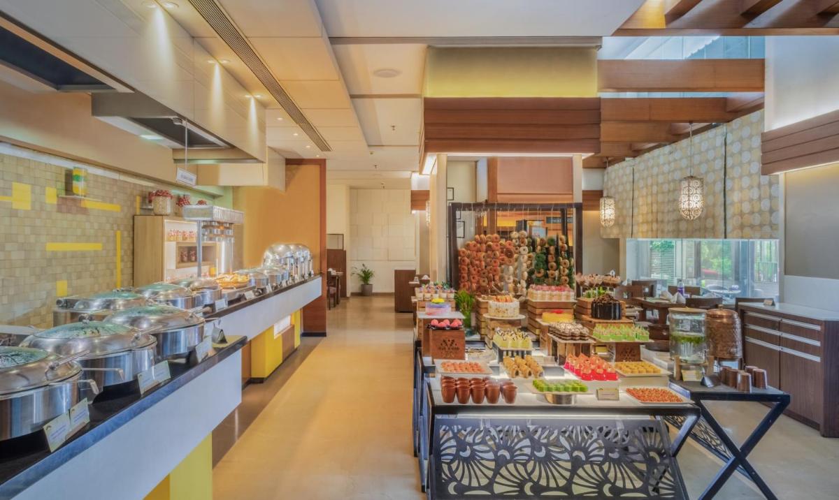 a store filled with lots of different types of food at Sayaji Pune in Pune