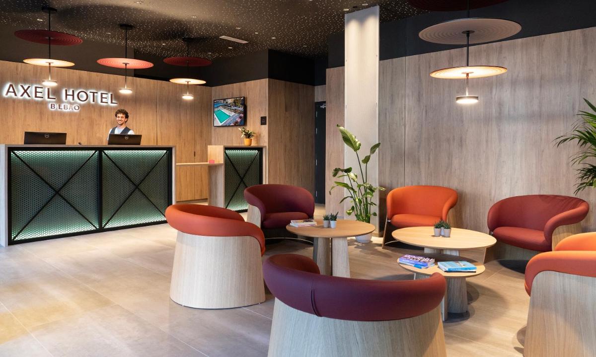 Zona de estar de Axel Hotel Bilbao - Adults Only