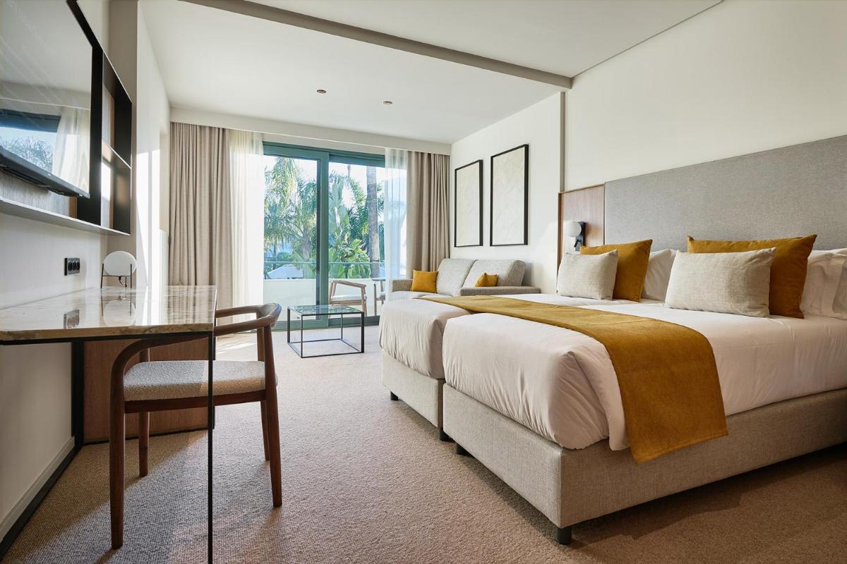 Cama o camas de una habitación en Calderona Wellness