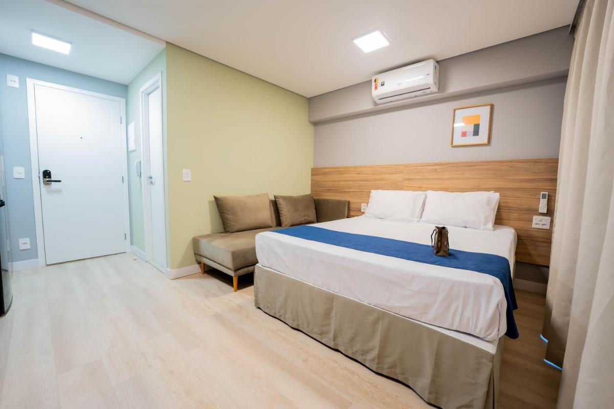 Apartamentos Studio Allure Moema - Com café da manhã opcional, Recepção e Valet 24 horas - Housity