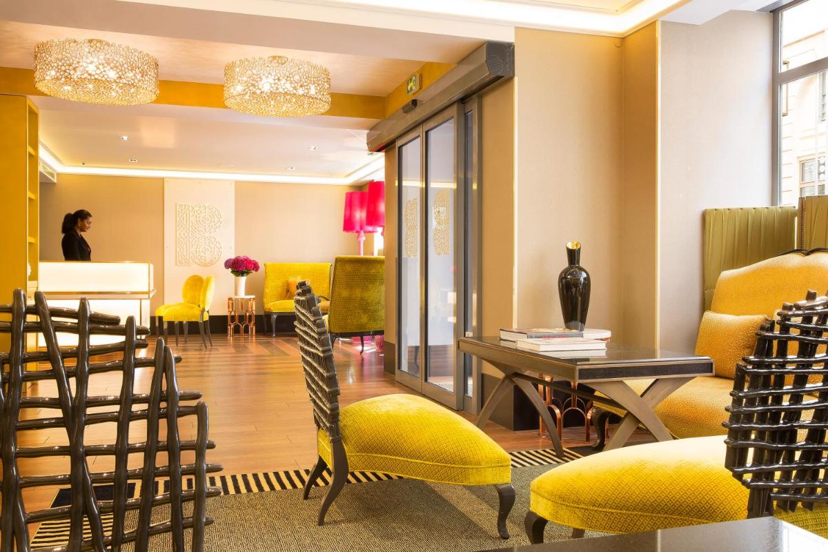 Coin salon dans l'établissement Hôtel Baume