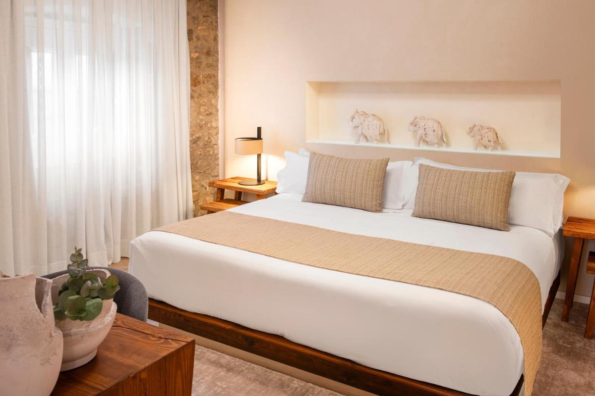Cama o camas de una habitación en Mas Tapiolas