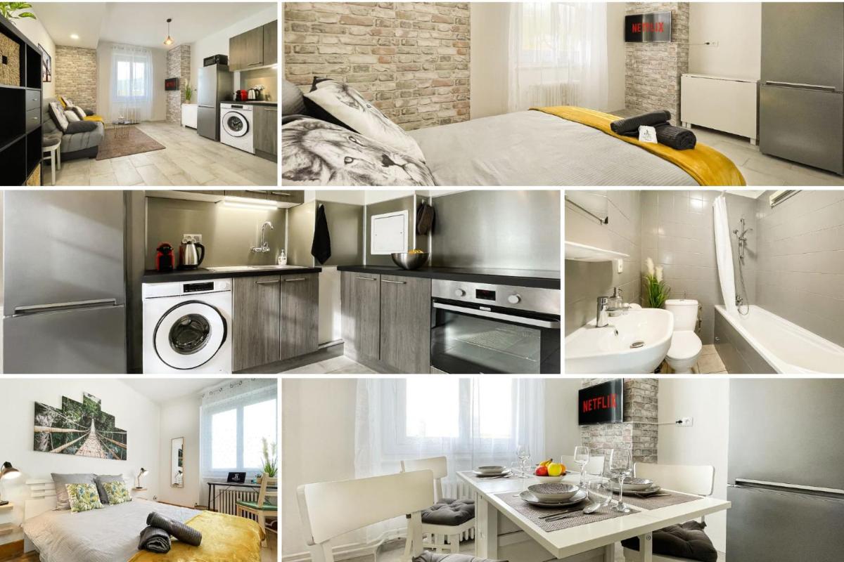HOMEY KEOLA - Parking privé gratuit - Aux portes de Genève - Au pied du tram - Appartement avec 1 chambre et un grand salon avec un canapé-lit - Housity